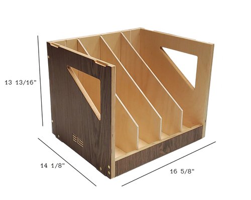 Vinyl Record Storage Crate