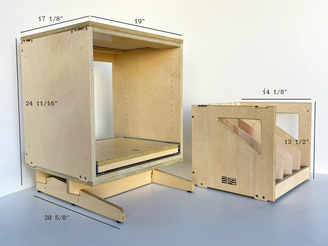 Standard Cabinet for Vinyl & All Purpose Crates